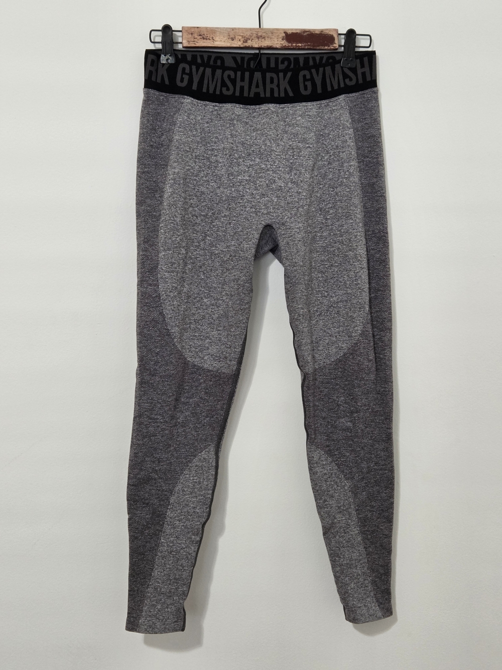 Gymshark Flex High-Waisted Seamless Leggings Charcoal Grey Marl - Size L